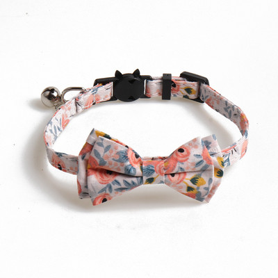 Χαριτωμένο κολάρο γάτας με παπιγιόν, σαλιάρες για γατάκια, μαλακό βαμβάκι, μοτίβο λουλουδιών, κουτάβι, κολιέ Chihuahua, αξεσουάρ μπαντάνα για κατοικίδια
