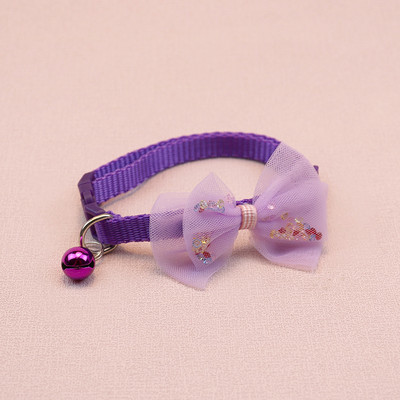 Πολύχρωμο χαριτωμένο κολάρο καμπάνας πεταλούδας με ρυθμιζόμενη πόρπη για γάτες Προσωποποιημένο ίχνος Universal κολάρο με φιόγκο για κατοικίδια με κουδούνι