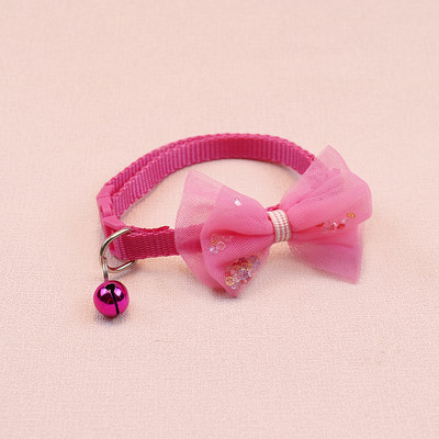 Πολύχρωμο χαριτωμένο κολάρο καμπάνας πεταλούδας με ρυθμιζόμενη πόρπη για γάτες Προσωποποιημένο ίχνος Universal κολάρο με φιόγκο για κατοικίδια με κουδούνι