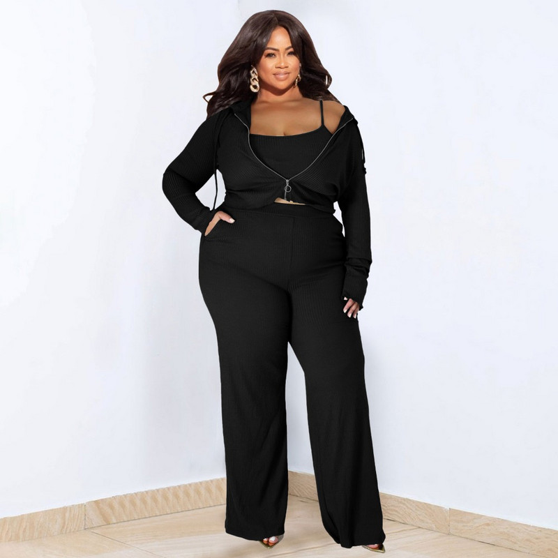 SOMO suures suuruses suvine naiste kõrge kraatririba kolmeosaline komplekt, liibuv seksikas ööklubi dressirõivad, hulgimüük Dropshipping