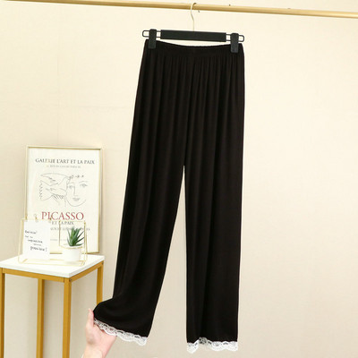 Modal Lace Edge Design Home Παντελόνι Λεπτές καθημερινές πιτζάμες Άνετο αναπνεύσιμο καλοκαιρινό κλιματιστικό παντελόνι Νυχτικά Γυναικεία