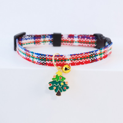 Περιλαίμια γάτας Χριστουγεννιάτικα Κολάρα για σκύλους και γάτες Αποσπώμενο κουδούνι ρυθμιζόμενο γιακά σκύλου και γάτας με παγιέτες προμήθειες για κατοικίδια