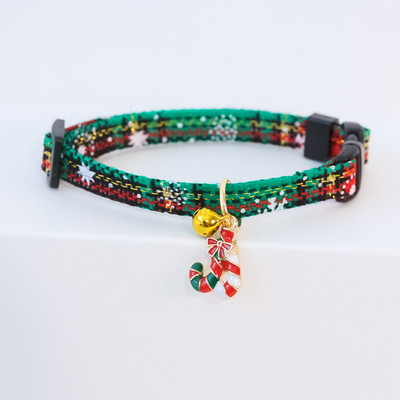 Περιλαίμια γάτας Χριστουγεννιάτικα Κολάρα για σκύλους και γάτες Αποσπώμενο κουδούνι ρυθμιζόμενο γιακά σκύλου και γάτας με παγιέτες προμήθειες για κατοικίδια