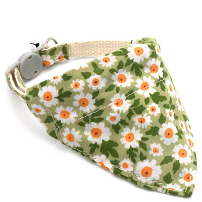 Регулируем шал за врата Little Daisy Dog Bibs Puppy Breakaway Triangular Pet Cat Dog Collar Triangular Bandana Kitten Accessories
