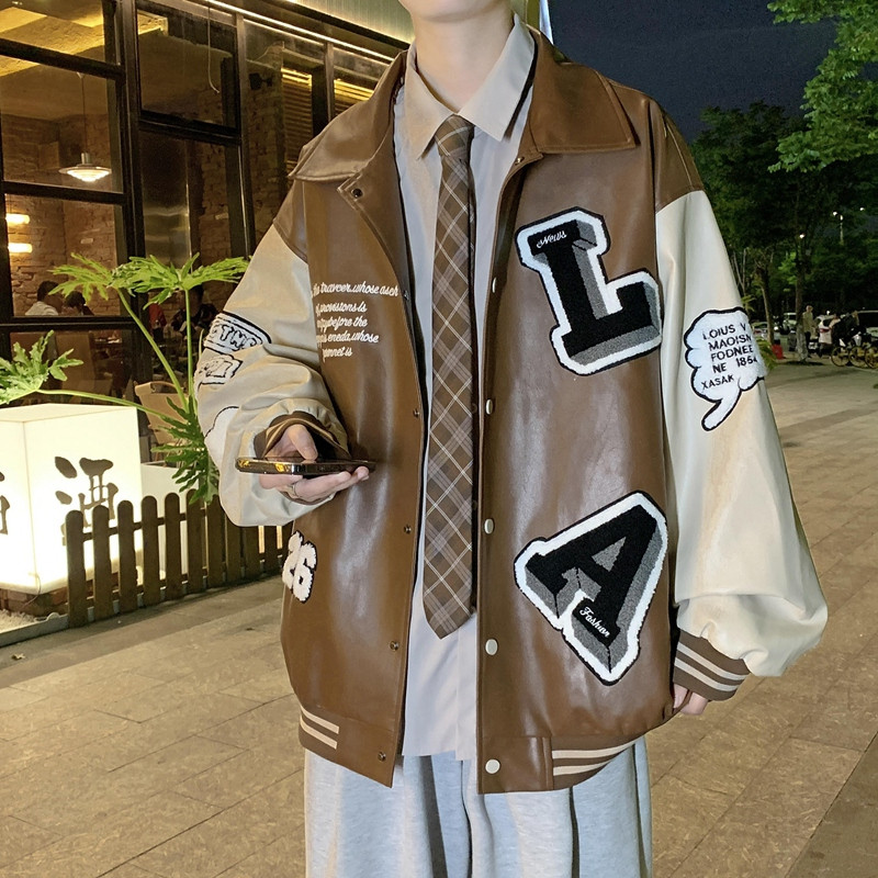 Ανδρικά γράμματα Κέντημα συνονθύλευμα Harajuku Varsity Μπουφάν Air Pilot Πανωφόρι μπέιζμπολ Ανδρικό Hip Hop Ανδρικό μπουφάν