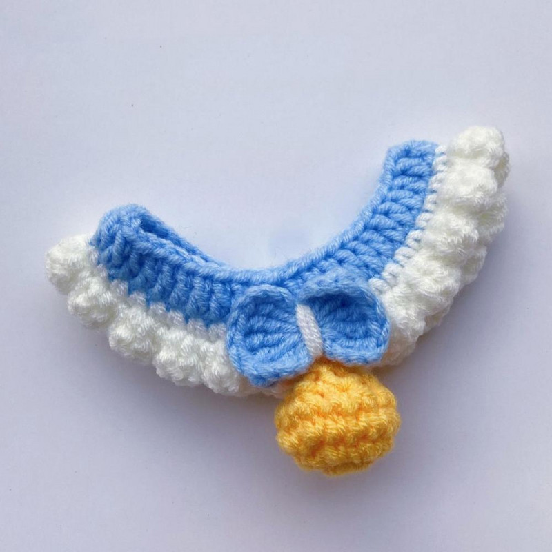 Κολιέ για γάτα Κολιέ για γάτα Πλεκτό γιακά Μαλακό ανθεκτικό στη φθορά Λεπτό γλυκό κασκόλ για κατοικίδια προμήθειες για κατοικίδια