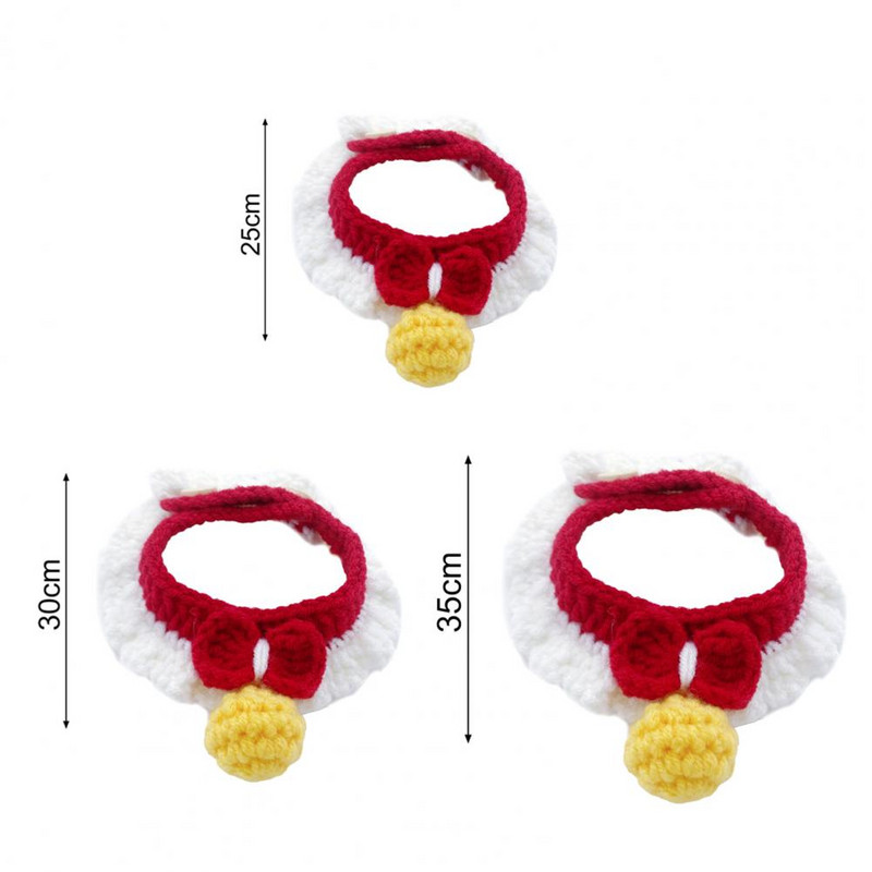 Κολιέ για γάτα Κολιέ για γάτα Πλεκτό γιακά Μαλακό ανθεκτικό στη φθορά Λεπτό γλυκό κασκόλ για κατοικίδια προμήθειες για κατοικίδια