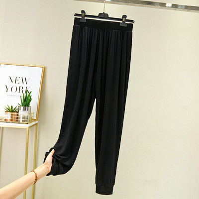 Φθινοπωρινές μαλακές και άνετες πιτζάμες δύο τεμαχίων Λεπτές μπλούζες με μακρύ παντελόνι Απλό σετ πιτζάμες για το σπίτι για γυναίκες