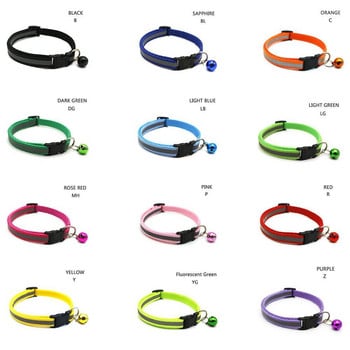 Ρυθμιζόμενο Soft Easy Wear Nylon Light Up Night for Puppy Kitten Pet Collar Κολιέ γάτας Προμήθειες για κατοικίδια