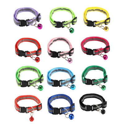 Ρυθμιζόμενο Soft Easy Wear Nylon Light Up Night for Puppy Kitten Pet Collar Κολιέ γάτας Προμήθειες για κατοικίδια