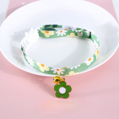 Pandantiv Floret Pisică Dolar Reglabil Pet Pisicuță Catramă de siguranță Colier Guler Cu Clopoțel Kawaii Flori Blossom Guler Accesorii