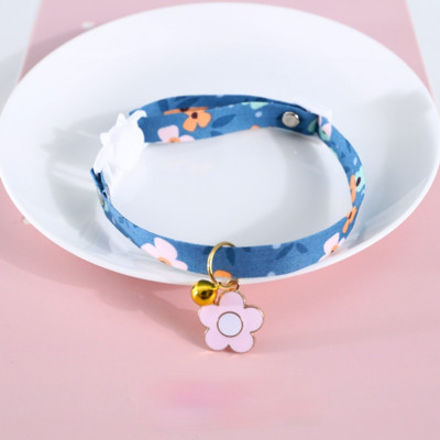 Pandantiv Floret Pisică Dolar Reglabil Pet Pisicuță Catramă de siguranță Colier Guler Cu Clopoțel Kawaii Flori Blossom Guler Accesorii