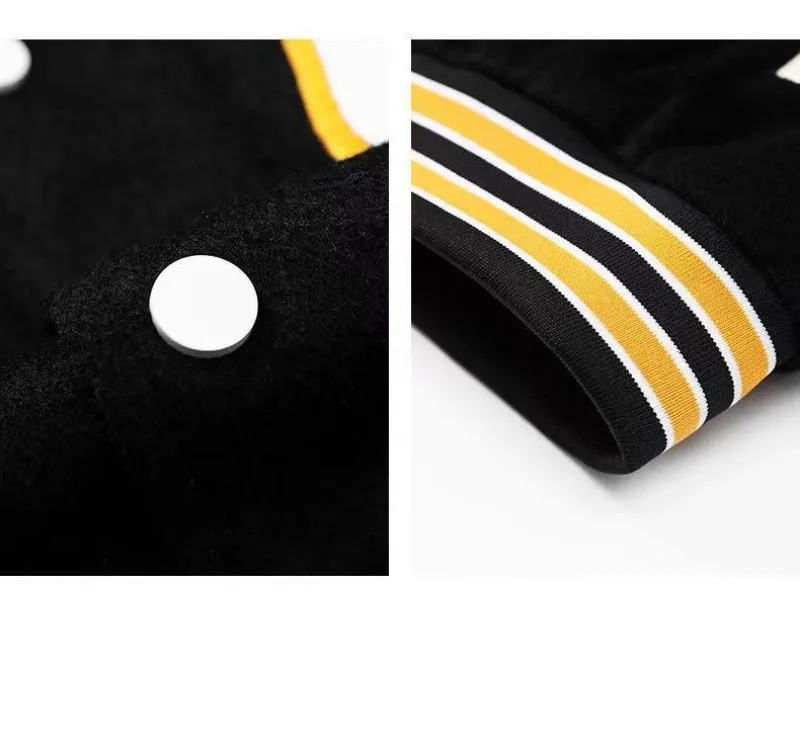 Κέντημα Γράμματα N Ανδρικό Varsity Bomber Jacket Oversize Vintage Y2k παλτό μπέιζμπολ Γυναικεία δερμάτινα μανίκια Πράσινα φθινοπωρινά πανωφόρια