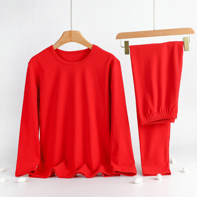 Haine de toamnă pentru femei, pantaloni lungi, set de două piese, 2023, iarnă caldă, cele mai noi, lenjerie de corp termică cu mâneci lungi, set de pijamale mari