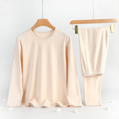 Haine de toamnă pentru femei, pantaloni lungi, set de două piese, 2023, iarnă caldă, cele mai noi, lenjerie de corp termică cu mâneci lungi, set de pijamale mari