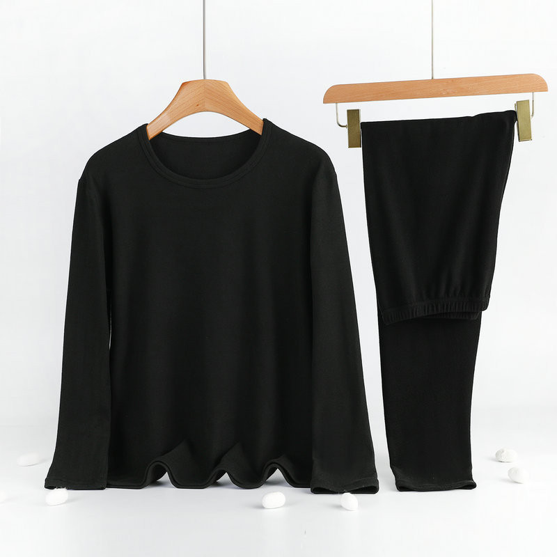 Haine de toamnă pentru femei, pantaloni lungi, set de două piese, 2023, iarnă caldă, cele mai noi, lenjerie de corp termică cu mâneci lungi, set de pijamale mari