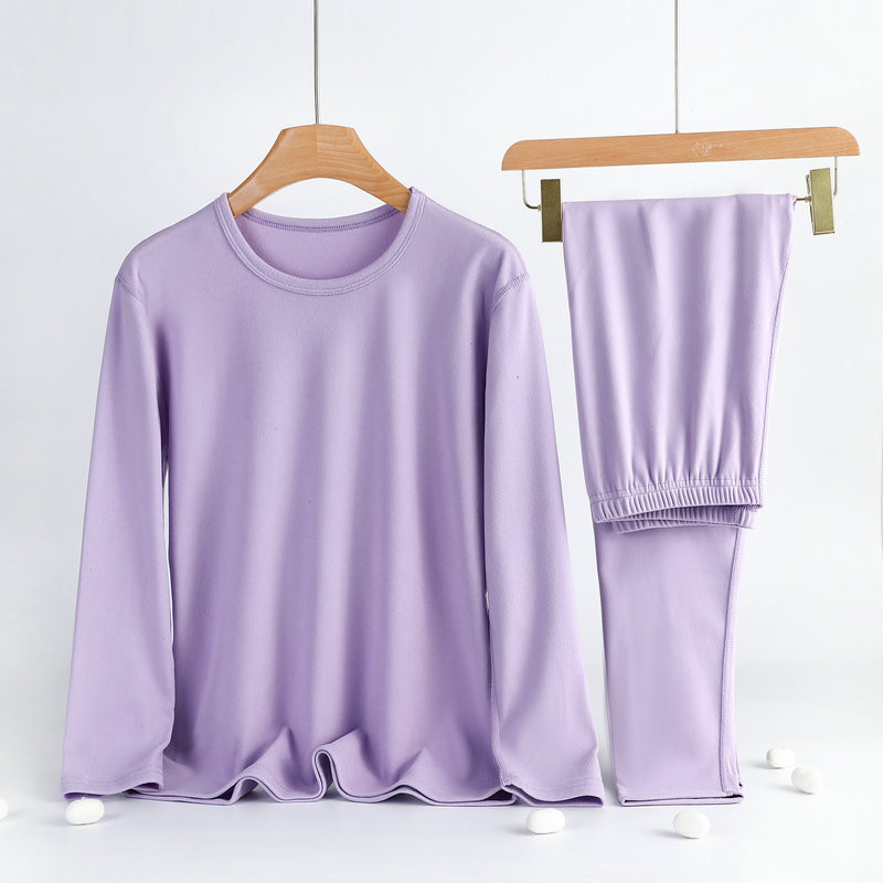 Haine de toamnă pentru femei, pantaloni lungi, set de două piese, 2023, iarnă caldă, cele mai noi, lenjerie de corp termică cu mâneci lungi, set de pijamale mari