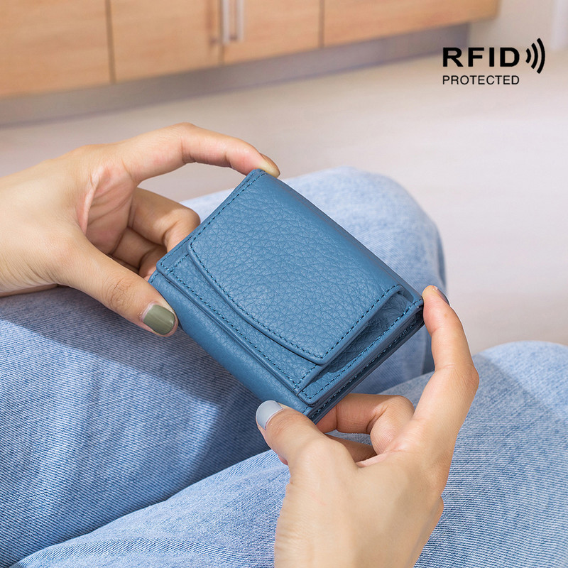  Dámske peňaženky a kabelky, módna malá peňaženka s mini vreckom na mince, blokovanie RFID, dizajnérska kabelka Portfel Damski