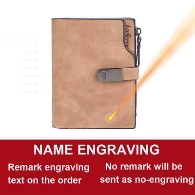 Naiste rahakotid, lühikesed tasuta nime graveeringuga magnetpandlaga Kvaliteetne kaardihoidja Naiste rahakott Tõmblukuga rahakott naistele