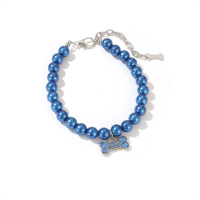 Ρυθμιζόμενο κολιέ με μαργαριτάρια κατοικίδιων ζώων για γάτες Gotas Animals Fashion Rhinestones Sphynx Cat Collar Kitten Dog collier chat