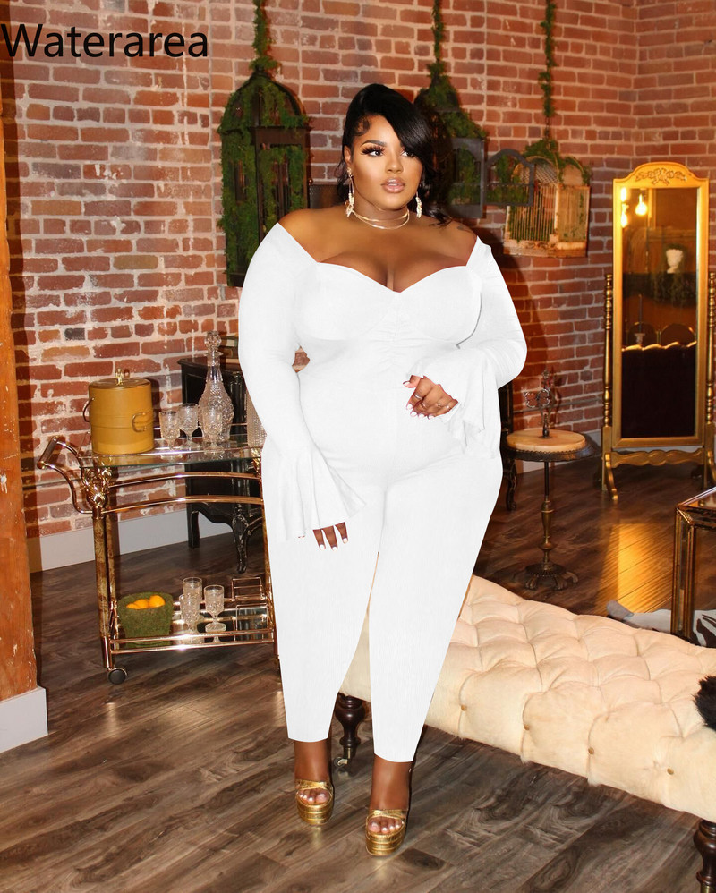 Salopetă Waterarea cu mâneci lungi, cu decolteu în V adânc, sexy, pentru petrecere, în club, cu mâneci lungi.