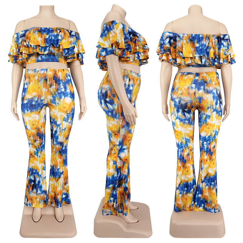 Suures suuruses naisterõivad 2022. aasta sügis, uus temperament, mood ja vaba aja veetmine, ühe sõnaga kaelaprintimine naiste ülikond XL-5XL, suur suurus