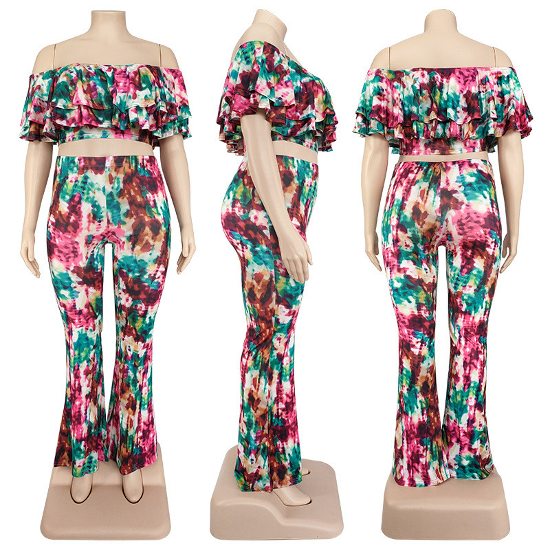 Suures suuruses naisterõivad 2022. aasta sügis, uus temperament, mood ja vaba aja veetmine, ühe sõnaga kaelaprintimine naiste ülikond XL-5XL, suur suurus