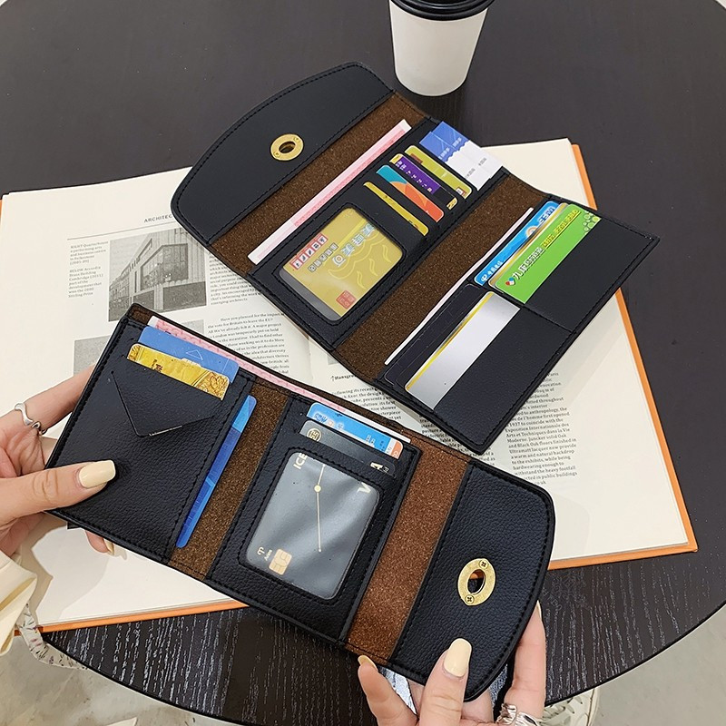 Divatos női pénztárca Női rövid pénztárcák Női PU bőr pénztárcák Kártyatartók Luxus pénztárcák Híres márkák