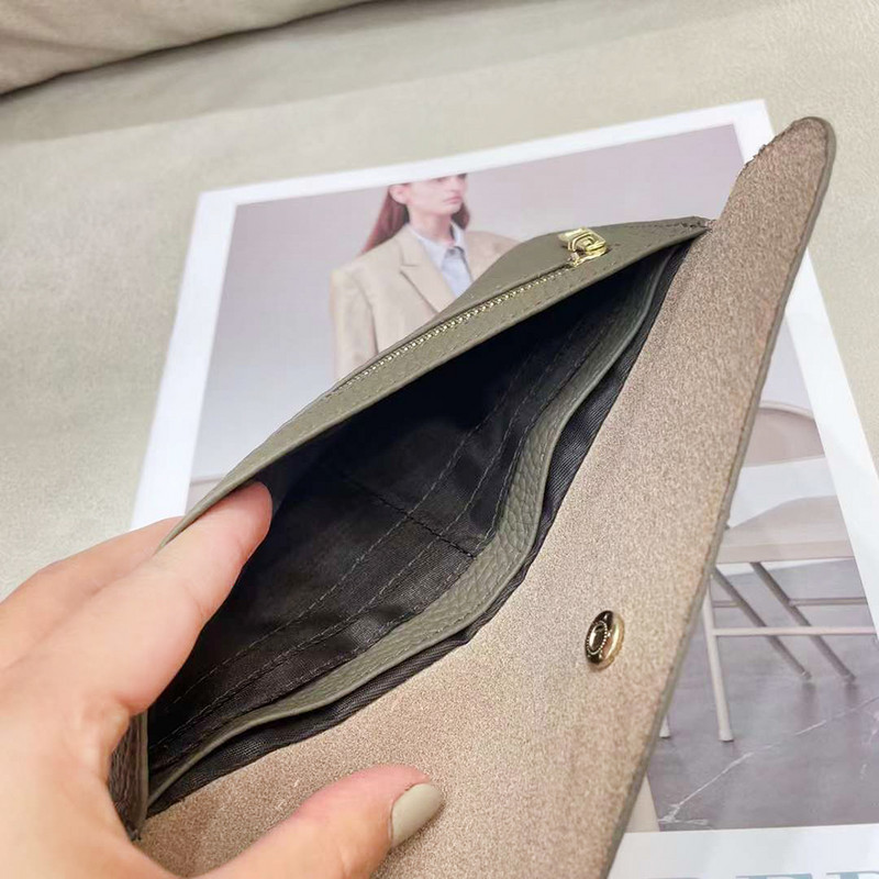  Naiste pikk rahakott Luksuslik soliidne raha õhuke sidurikott naistele moodne krediitkaardihoidja rahakott