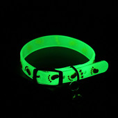 Helendav kassi kaelakee helendav kassipoega kutsika kaelarihm kadumisevastane fluorestseeruv silikoon koos kellukaela kaelarihmaga lemmiklooma koera kassi kaelarihm