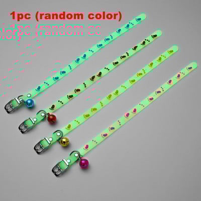 Helendav kassi kaelakee helendav kassipoega kutsika kaelarihm kadumisevastane fluorestseeruv silikoon koos kellukaela kaelarihmaga lemmiklooma koera kassi kaelarihm