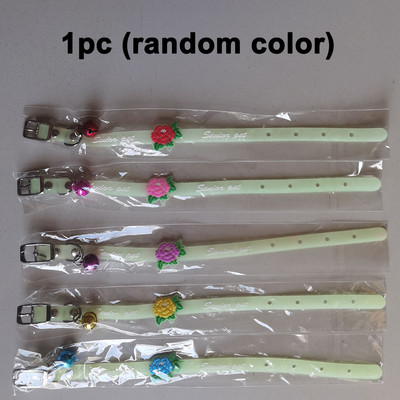 Helendav kassi kaelakee helendav kassipoega kutsika kaelarihm kadumisevastane fluorestseeruv silikoon koos kellukaela kaelarihmaga lemmiklooma koera kassi kaelarihm