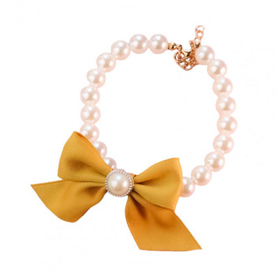 Lemmiklooma kaunistustega kaelarihm Suurepärane kerge lemmiklooma ehte läikiv kassi imitatsioon pärlitest ehe lemmikloomatoode