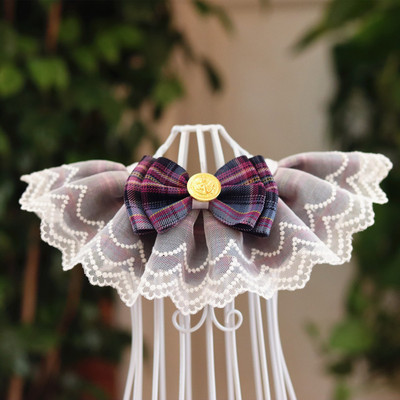 Dantela carouri roz pisică guler panglică tifon pisoi papion Bumbac colier câine bavete pentru câini mari sfoară accesorii pisici produse pentru animale de companie