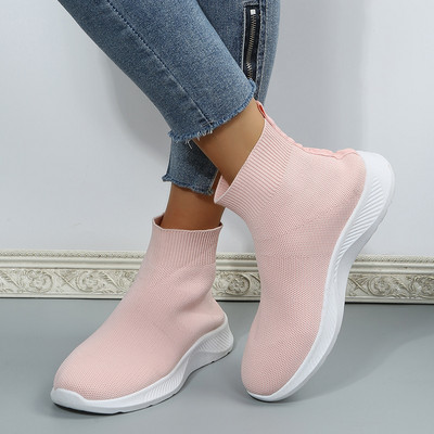 Nove luksuzne dizajnerske čarape Cipele Ženske modne tenisice s visokom platformom Ženske prozračne tenisice za trčanje za par Zapatillas Mujer
