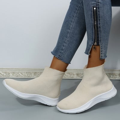 Nové luxusné dizajnérske ponožky, topánky, dámske módne tenisky na platforme, dámske priedušné bežecké topánky pre páry, Zapatillas Mujer