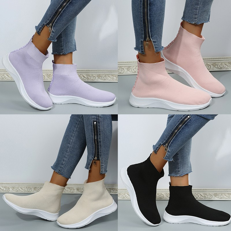Nové luxusné dizajnérske ponožky, topánky, dámske módne tenisky na platforme, dámske priedušné bežecké topánky pre páry, Zapatillas Mujer