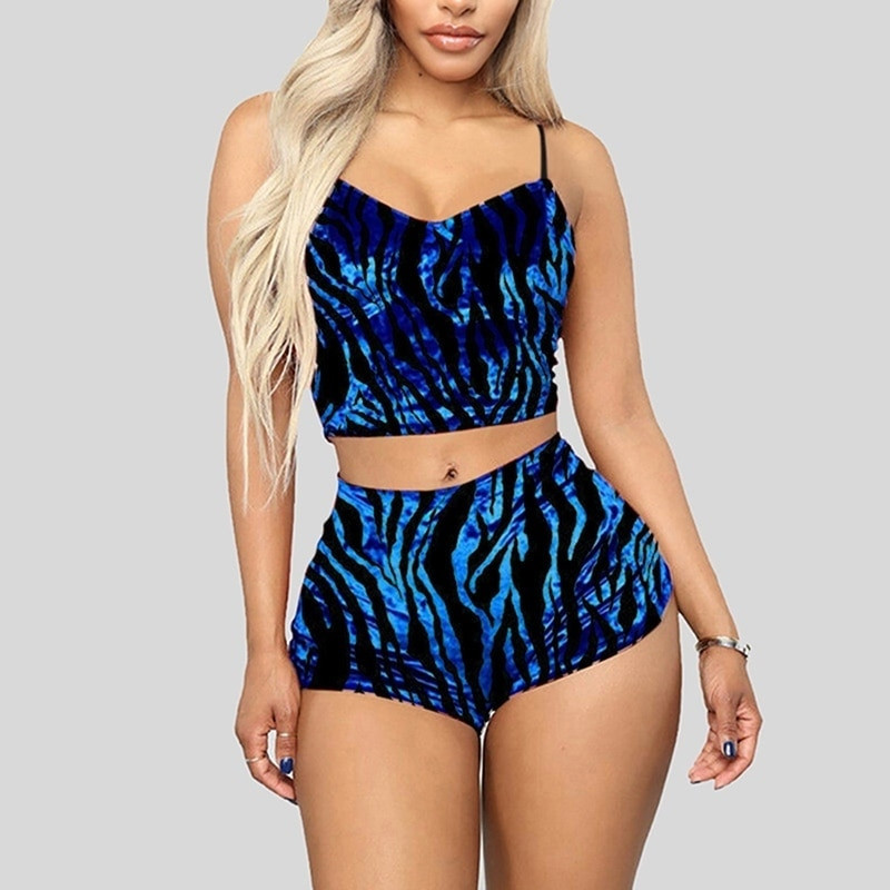 Fehérnemű szett Velvet hálóruha Női pizsama szett Szexi Babydoll Hálóruha Aranyos Cami felső és rövidnadrág Pijama Mujer