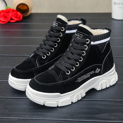Χειμερινά γυναικεία ζεστά αθλητικά παπούτσια Πλατφόρμας Snow Boots 2022 Γυναικεία παπούτσια Causal Γυναικείες μπότες με φερμουάρ
