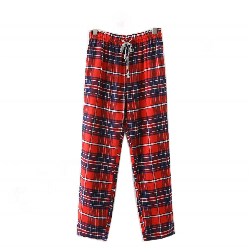 2023. aasta kevad-sügis naised, 100% puuvillased püksid Naistele Suures suuruses ööpüksid Naiste vabaaja ruudulised kodupüksid S-XL