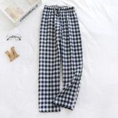 Sleep Bottoms Γυναικείες 2023 καρό κομψά Harajuku Soft Leisure Τρυφερά νυχτικά Βασικά ρούχα ψηλής μέσης Sweet Sleepwear Spring Cute