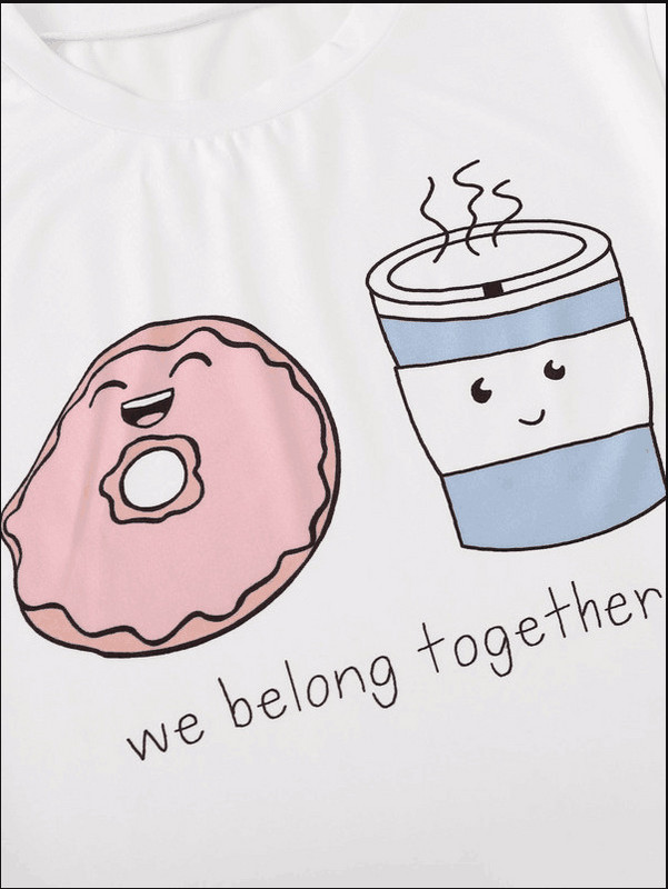 Armsad naiste pidžaamad, lehmaprint 2020 pidžaamad lühikeste varrukatega magamisriided Multifilmi pidžaamad suvekoduriided