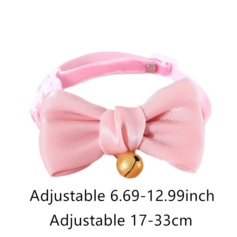 4 culori catifea pandantiv cu clopoțel colier pisici colier guler reglabil 17-33 cm pentru cățeluș simplu șic Accesorii pentru pisici de companie