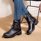 Νέες γυναικείες μπότες μοτοσικλέτας Φθινοπωρινές μπότες χειμερινής μόδας πλατφόρμας Γυναικεία κλασικά ρετρό μπότες casual παπούτσια Γυναικεία παπούτσια σε συν μέγεθος