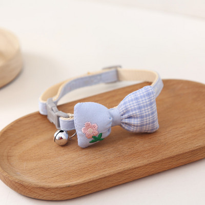 Νέο κολάρο κατοικίδιων ζώων, κολάρο γάτας, χαριτωμένο κινούμενα σχέδια, λουλούδι, κουνέλι, κουδούνι, κολιέ για γάτες, πολύχρωμα, μικρά κατοικίδια, γάτες, προμήθειες για σκύλους