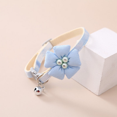 Νέο κολάρο κατοικίδιων ζώων, κολάρο γάτας, χαριτωμένο κινούμενα σχέδια, λουλούδι, κουνέλι, κουδούνι, κολιέ για γάτες, πολύχρωμα, μικρά κατοικίδια, γάτες, προμήθειες για σκύλους