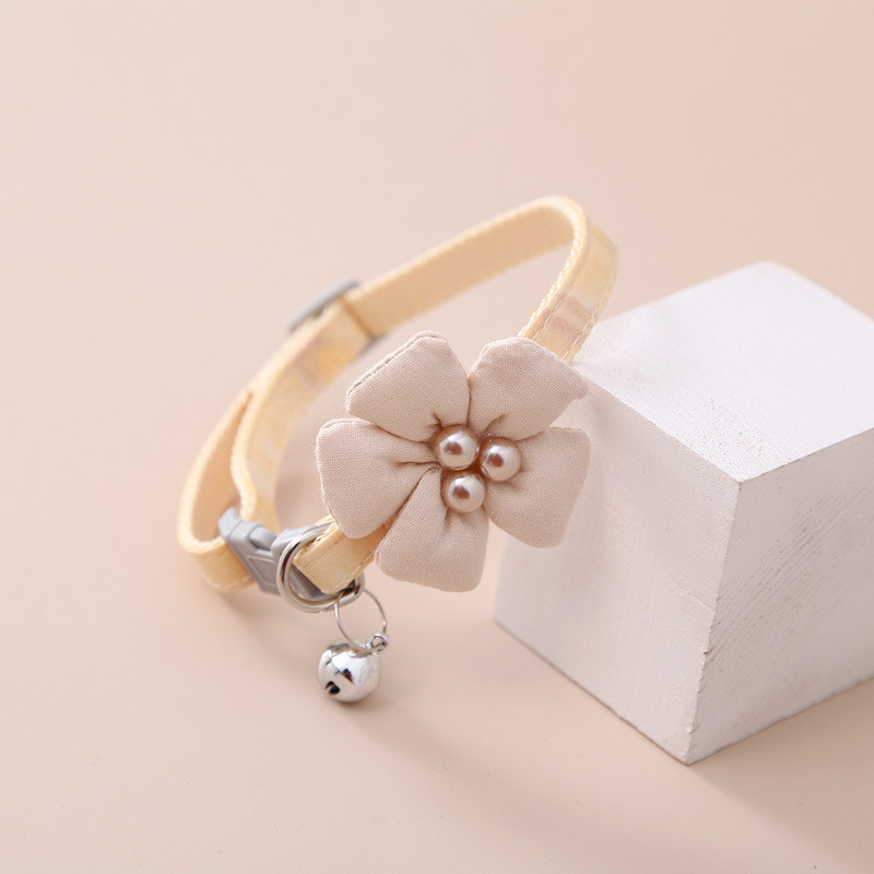 Νέο κολάρο κατοικίδιων ζώων, κολάρο γάτας, χαριτωμένο κινούμενα σχέδια, λουλούδι, κουνέλι, κουδούνι, κολιέ για γάτες, πολύχρωμα, μικρά κατοικίδια, γάτες, προμήθειες για σκύλους