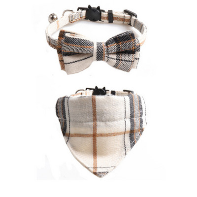 Pleed Lemmikloomad Kassi kaelarihmad Aksessuaarid Reguleeritavad kassipoegade pudipõlled Armsad vibukangas Chihuahua Bandana Turvalukk Kutsika Jäneste Kaelakee