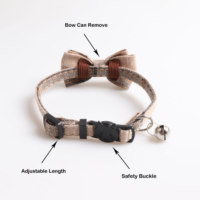 Pleed Lemmikloomad Kassi kaelarihmad Aksessuaarid Reguleeritavad kassipoegade pudipõlled Armsad vibukangas Chihuahua Bandana Turvalukk Kutsika Jäneste Kaelakee