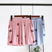 Ιαπωνικό νέο καλοκαιρινό γυναικείο σορτς με λεπτές χαριτωμένα πουά 100% βαμβακερές casual πιτζάμες πλεκτές συν μέγεθος παντελόνι στο σπίτι παντελόνι παντελόνι ύπνου